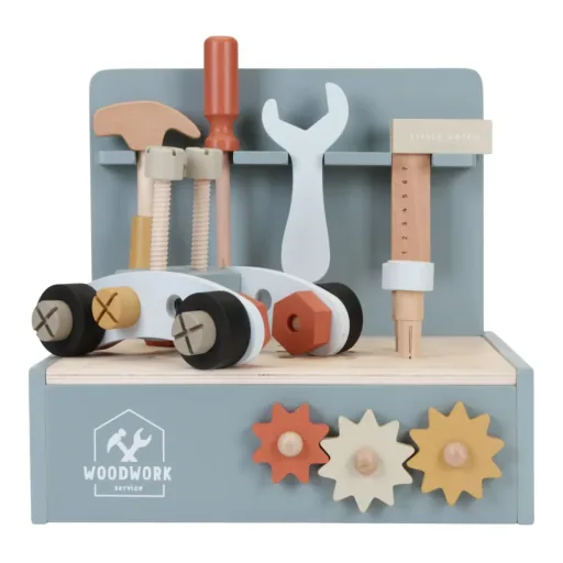 Little Dutch Mini Werkbank blauw