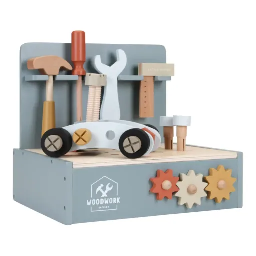 Little Dutch Mini Werkbank blauw