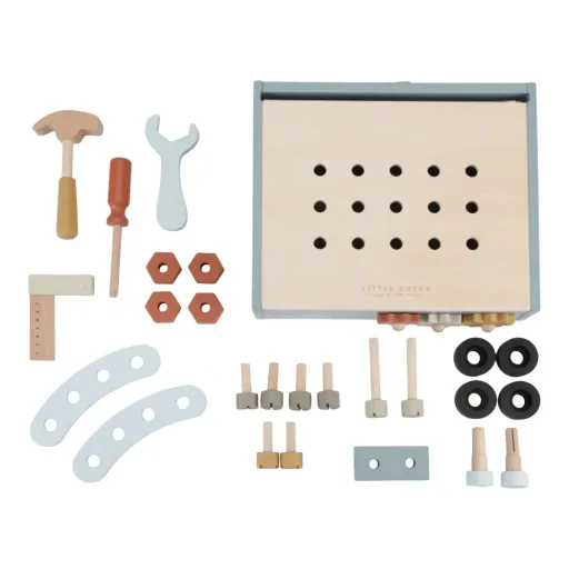 Little Dutch Mini Werkbank blauw