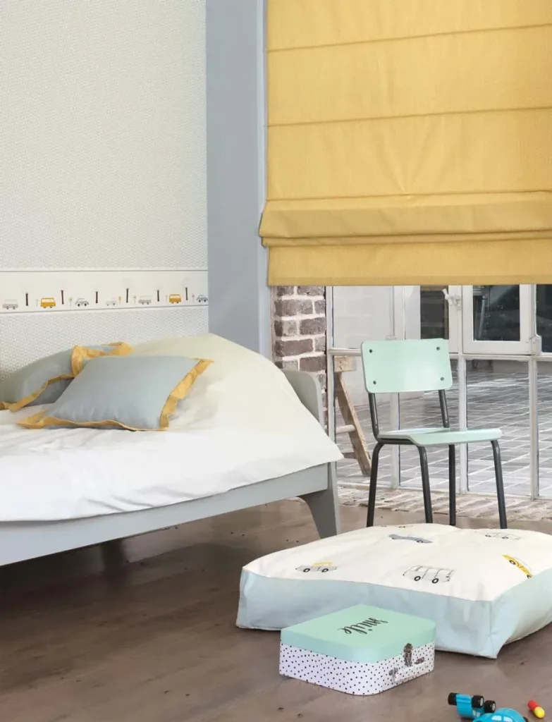 Casadeco rand Happy Dreams auto's blauw