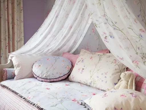 Little Sanderson Abracazoo ruitjesstof Whitby roze