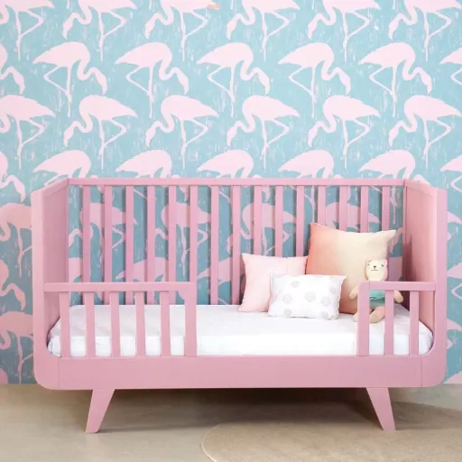 Laurette babybed 70 x 140 cm Joli Mome, Kleur: roze