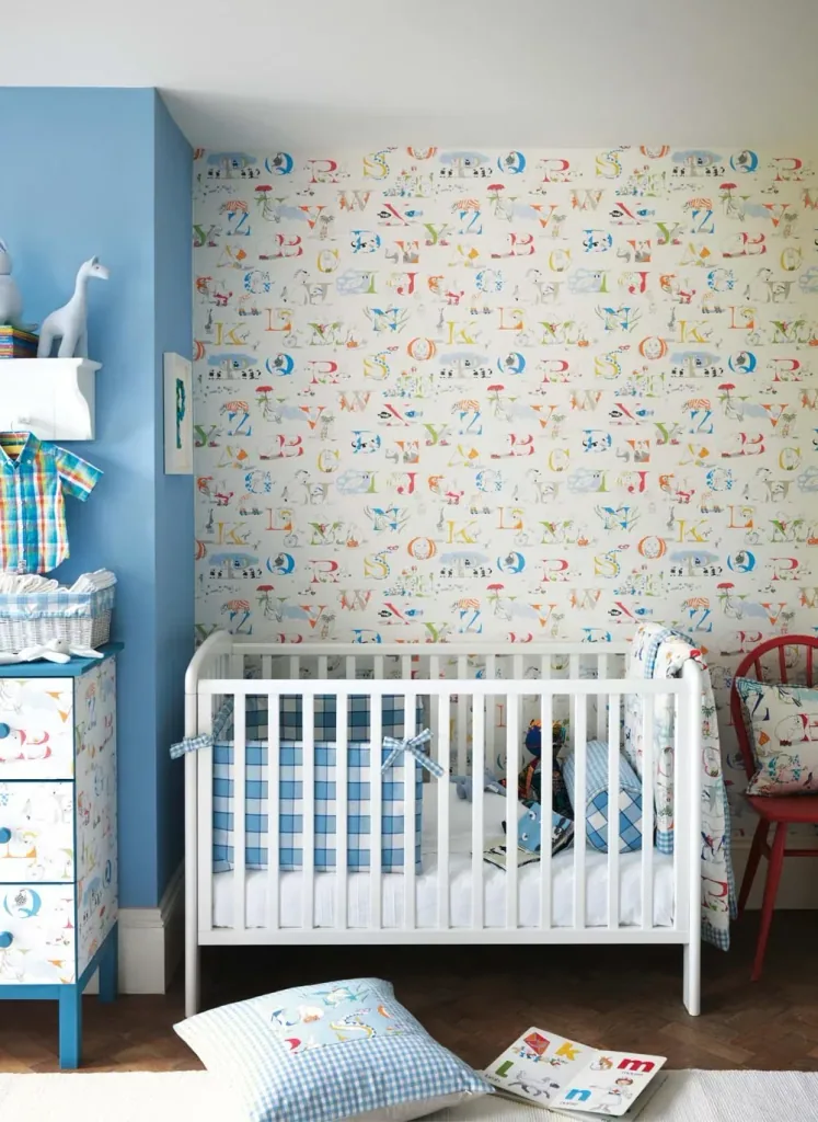 Little Sanderson Abracazoo behang alfabet crème Rainbow