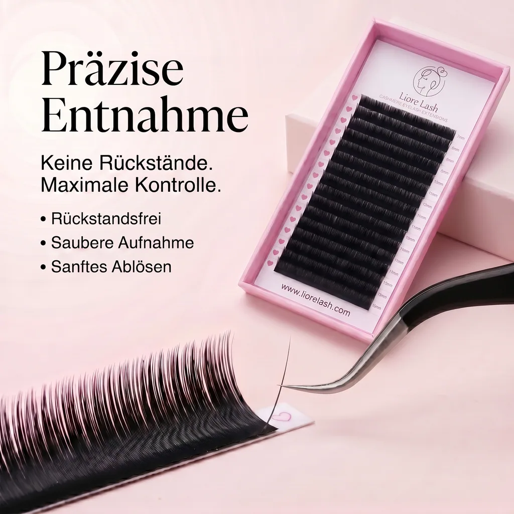 Wimpers voor extensions 16 rijen - 0.05 M (mix 7-15 mm) - Liore Lash