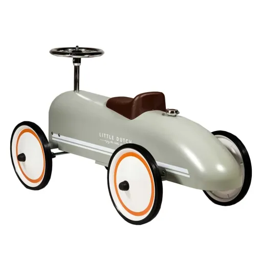 Little Dutch Retro glijbaan auto olijf