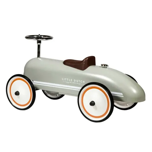 Little Dutch Retro glijbaan auto olijf