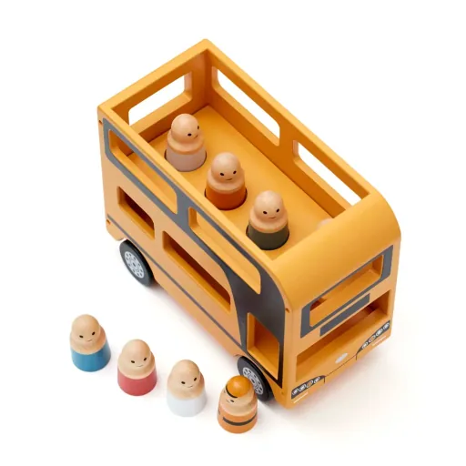 Kids Concept speelgoed dubbeldekker bus hout