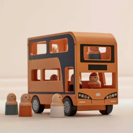 Kids Concept speelgoed dubbeldekker bus hout