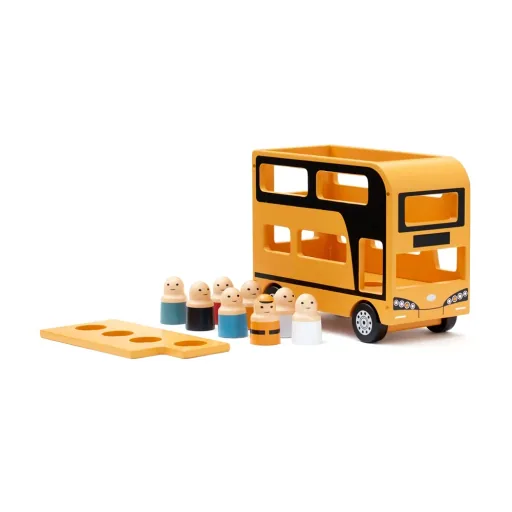 Kids Concept speelgoed dubbeldekker bus hout