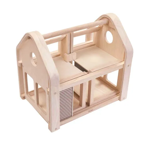 Plan Toys Poppenhuis to go hout naturel
