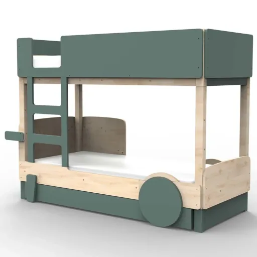 Mathy by Bols stapelbed "Discovery" met bedlade, Kleurelementen: Onweersbui