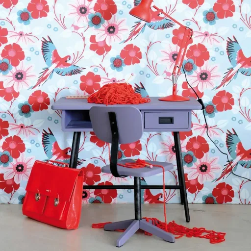 Laurette kinderbureau La Classe met stoel, Kleur: turkoois