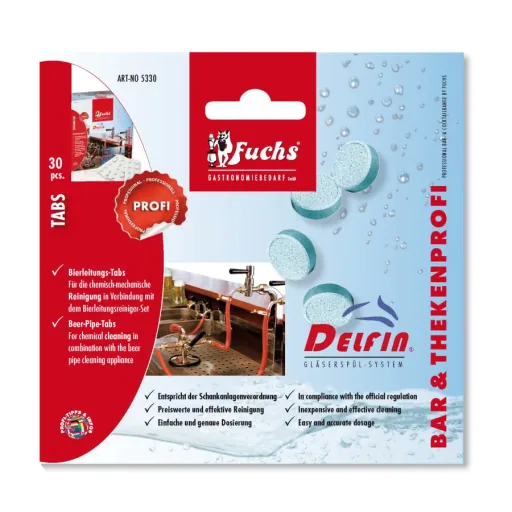 Wasmiddel, Reinigingstabletten - 30 stuks