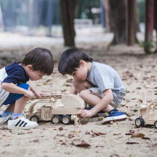 Plan Toys Forklift hout naturel