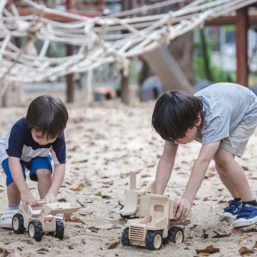 Plan Toys Forklift hout naturel