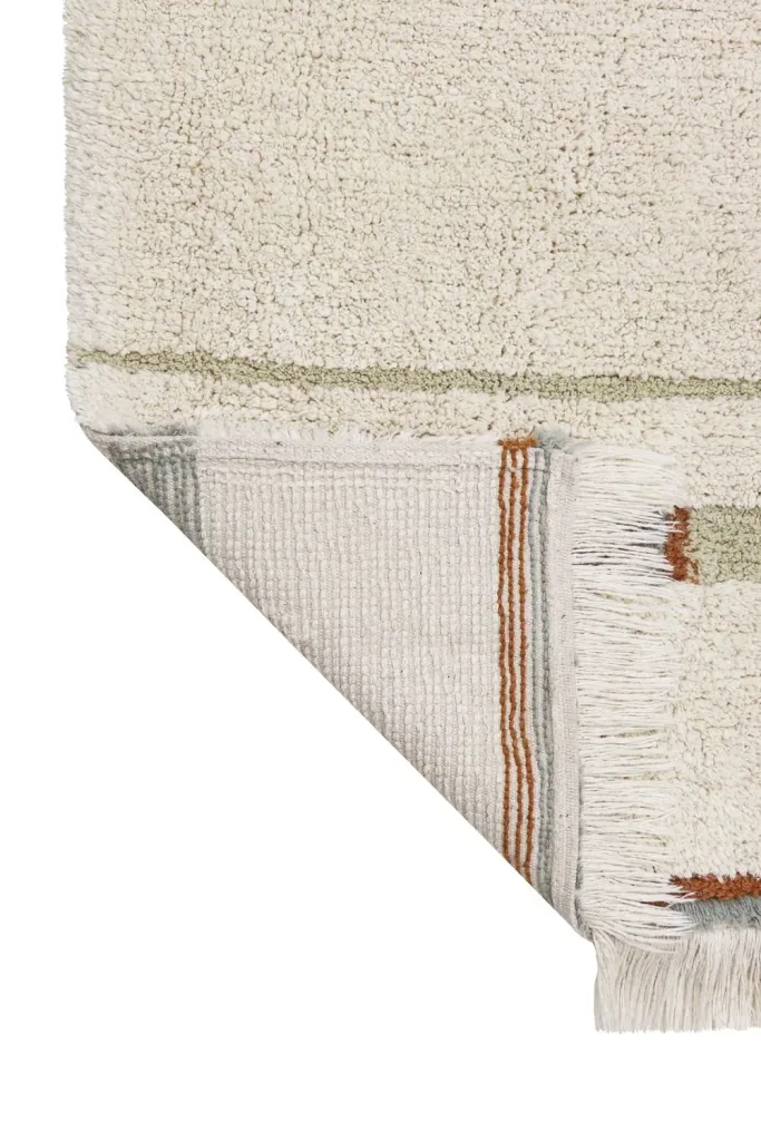Lorena Canals Wasbaar tapijt - Lanes Vintage Nude, Maat: 90 x 130 cm