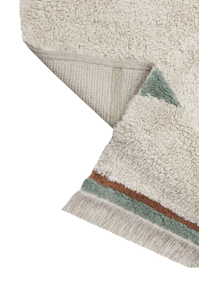 Lorena Canals Wasbaar tapijt - Lanes Vintage Nude, Maat: 90 x 130 cm