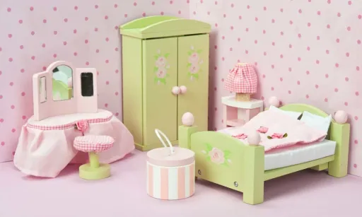 Le Toy Van poppenhuis accessoires slaapkamer Daisy Lane