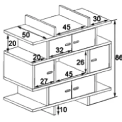 Mathy by Bols Madaket ladekast / legplank / dressoir