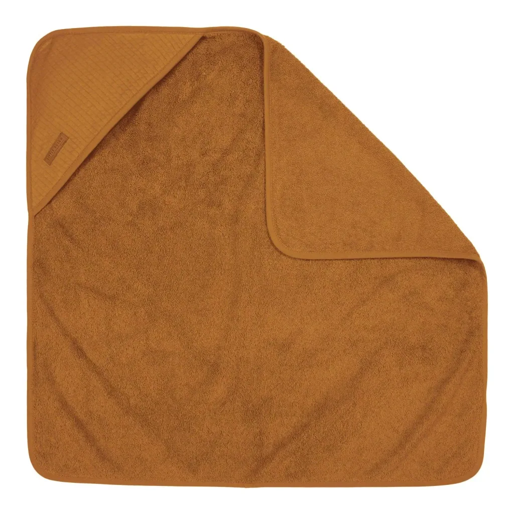 Little Dutch Babyhanddoek met capuchon, kleur: Ochre Spice
