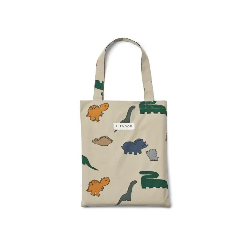 Liewood beddengoed – Carmen, 70x100, kleur: Dinosaurus / Mist