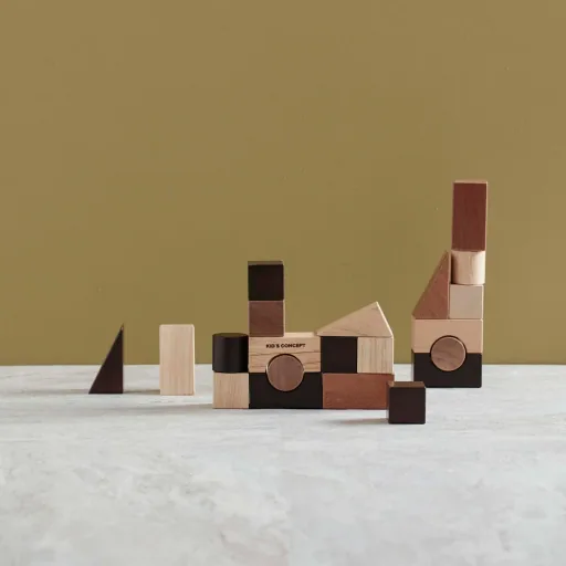 Kids Concept Bouwstenen NEO Hout naturel gekleurd