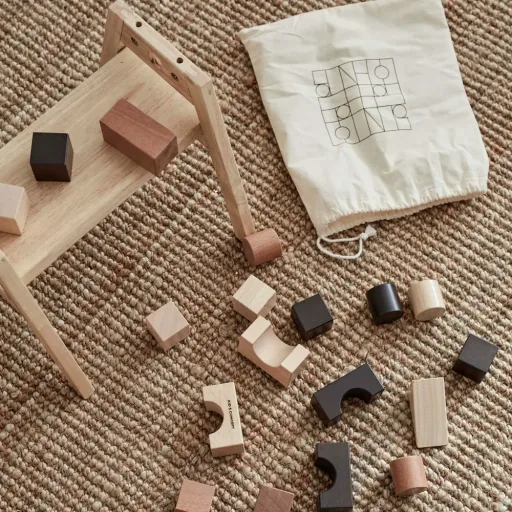 Kids Concept Bouwstenen NEO Hout naturel gekleurd