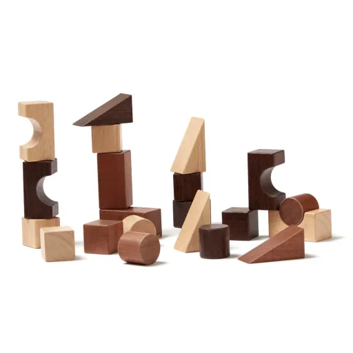 Kids Concept Bouwstenen NEO Hout naturel gekleurd