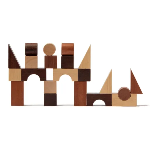 Kids Concept Bouwstenen NEO Hout naturel gekleurd