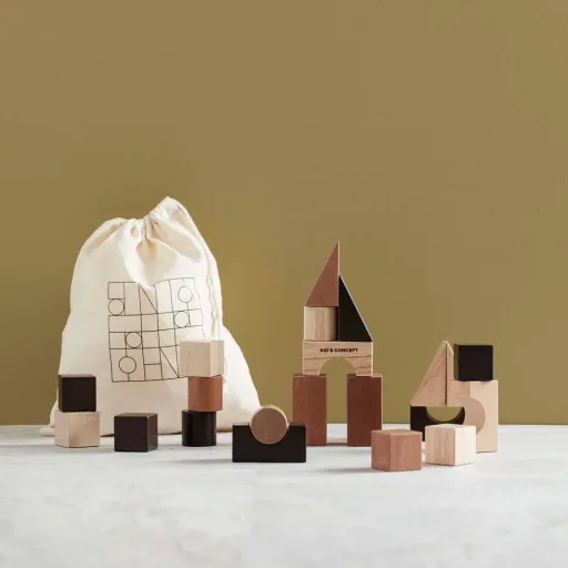 Kids Concept Bouwstenen NEO Hout naturel gekleurd