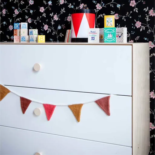 Oeuf commode Merlin 3 laden wit/berken poten Classic