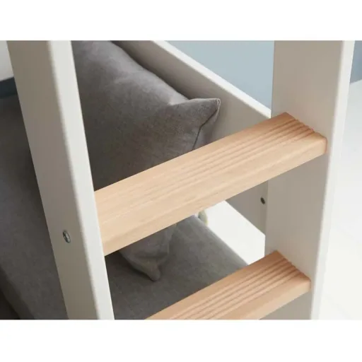 Flexa Nor stapelbed hoog wit/eik