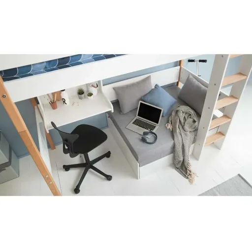 Flexa Nor hoogslaper "Casa" wit/eik