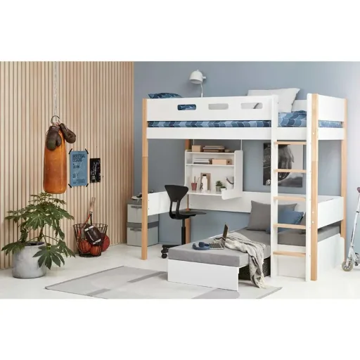 Flexa Nor hoogslaper "Casa" wit/eik