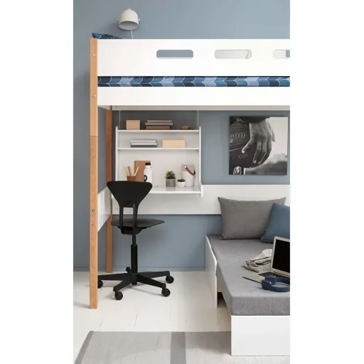 Flexa Nor hoogslaper "Casa" wit/eik