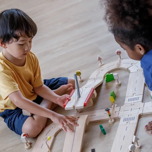 Plan Toys Road systeem hout