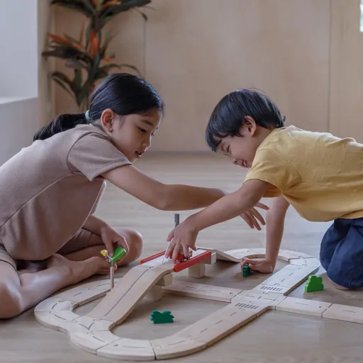 Plan Toys Road systeem hout