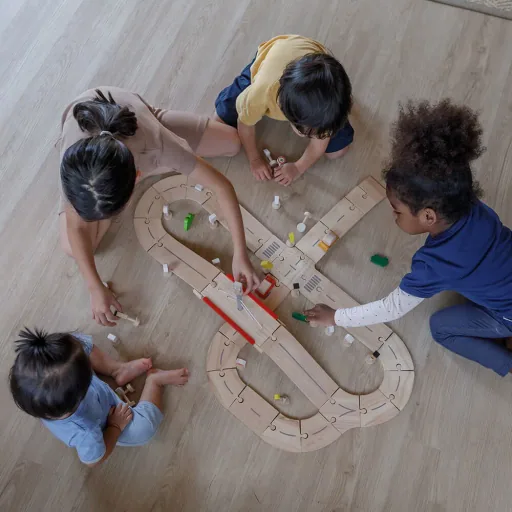 Plan Toys Road systeem hout