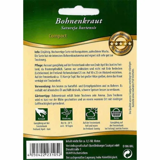 Bergbonenkruid: Meerjarige Kruidenplant voor uw Keuken & Tuin