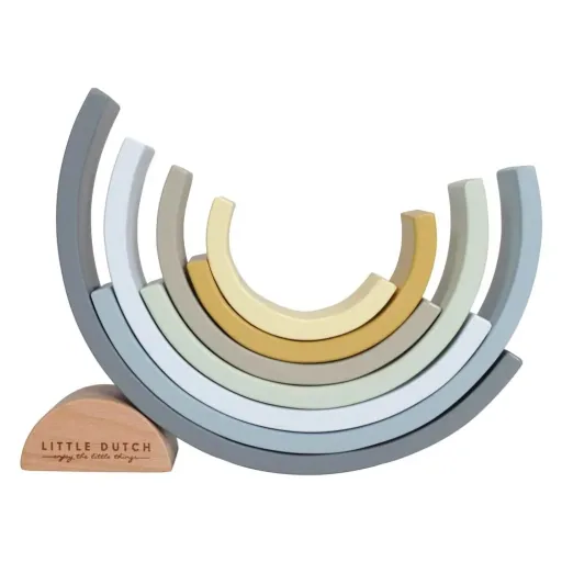 Little Dutch houten regenboog blauw