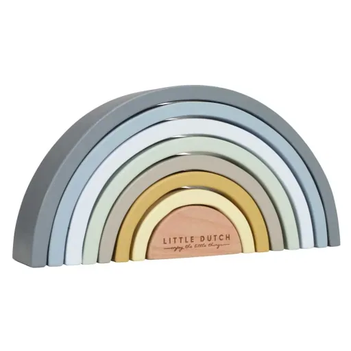 Little Dutch houten regenboog blauw