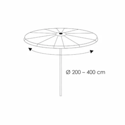 Deluxe Parasolhoes 64x250 cm - Waterdicht & UV-bestendig