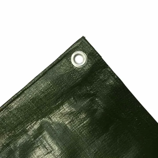 Afdekzeil 210g/m², 4x6m groen (24m²), scheurvast, waterdicht zeil