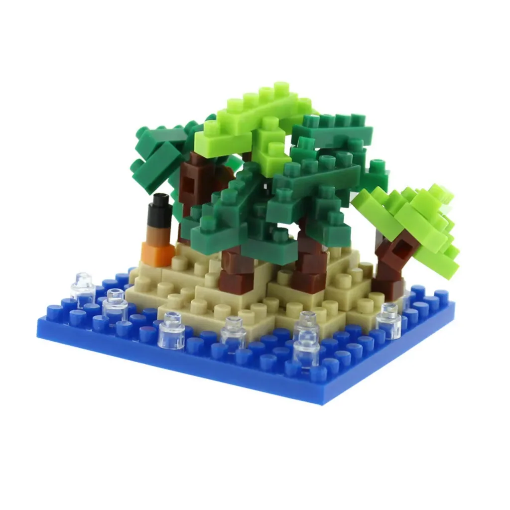 Idena, Miniblokjes - Ansichtkaart, speelgoed voor kinderen en creatieve projecten, Happy Holiday