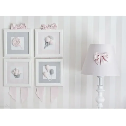 Caramella vloerlamp gedraaid been boog roze