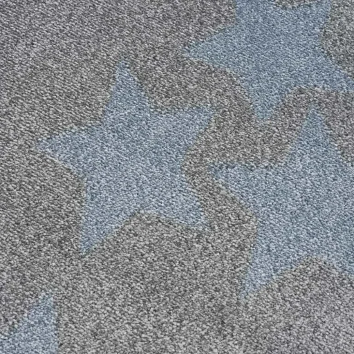 Livone tapijt sterrenband blauw grijs, Tapijtmaat: 160 x 230 cm