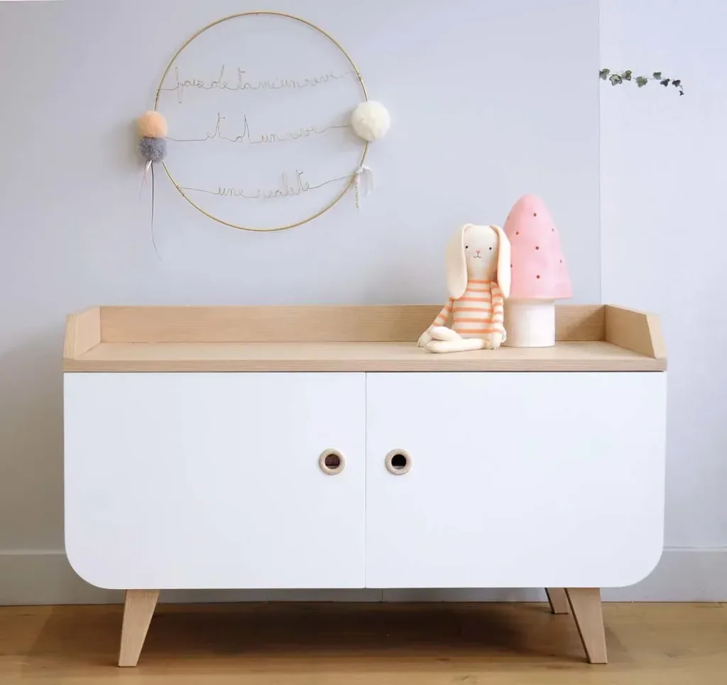 Laurette dressoir Zen, Kleur van de oppervlakken: Wit
