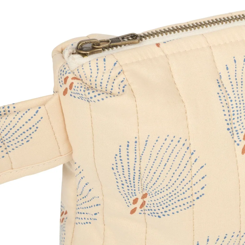 Nobodinoz STORIES Cosmetica tas, 30 x 18 x 7 cm, Kleur: Blauw Gatsby / Crème