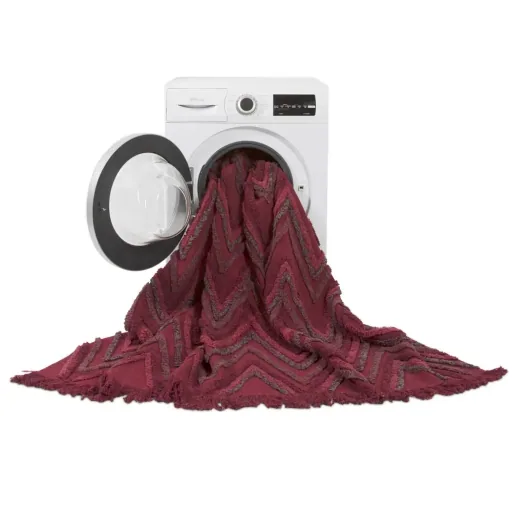 Lorena Canals tapijt "Earth" rood