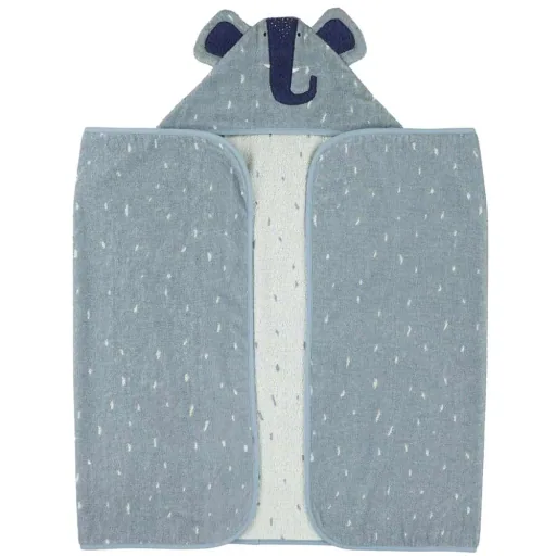 Trixie hooded towel olifant Mevrouw Olifant, Maat: 75 x 75 cm